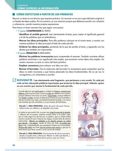 Lengua castellana y literatura 1. Educación Secundaria. Libro de aula