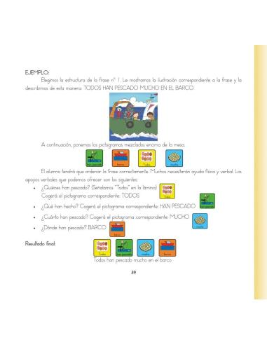 David va a la playa · Cuento con pictogramas