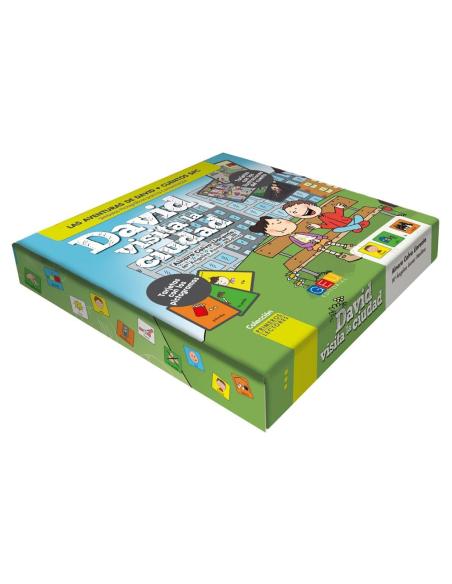 David visita la ciudad · Cuento con pictogramas