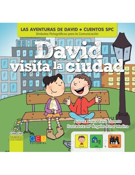 David visita la ciudad · Cuento con pictogramas