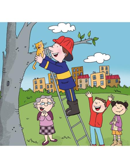 David visita la ciudad · Cuento con pictogramas