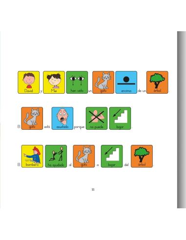 David visita la ciudad · Cuento con pictogramas
