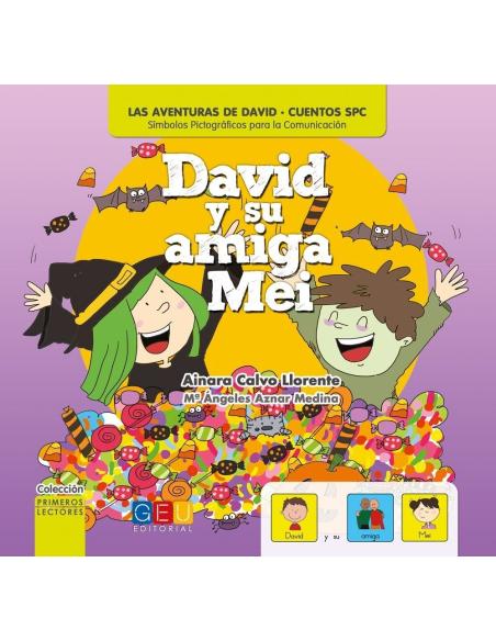 David y su amiga Mei · Cuento con pictogramas