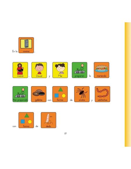 David y su amiga Mei · Cuento con pictogramas