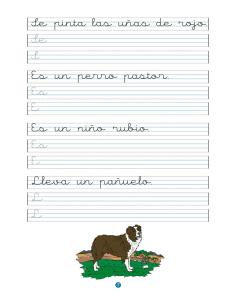 Caligrafía 1 · Pauta Montessori 2