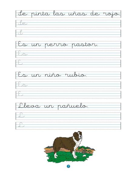 Caligrafía 1 · Pauta Montessori