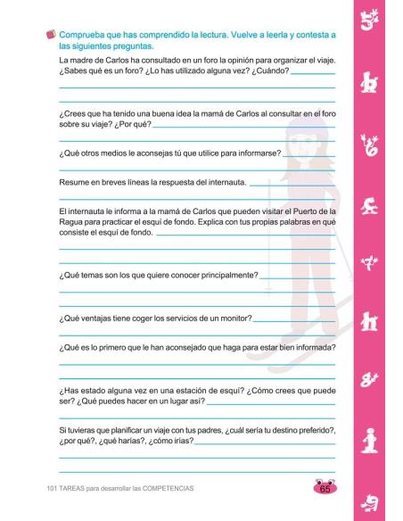 101 tareas para desarrollar las competencias 5