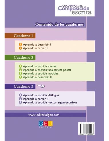 Cuaderno de composición escrita 3