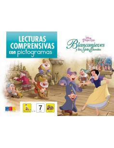 Lecturas comprensivas con pictogramas. Blancanieves y los Siete Enanitos 2