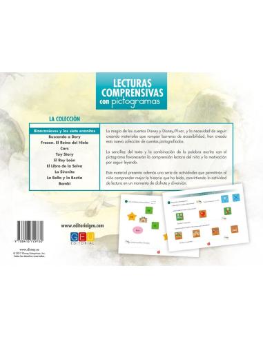 Lecturas comprensivas con pictogramas. Blancanieves y los Siete Enanitos
