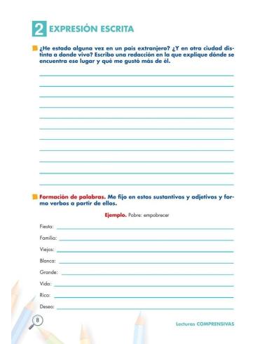 Lecturas comprensivas 1.1 · Educación Secundaria