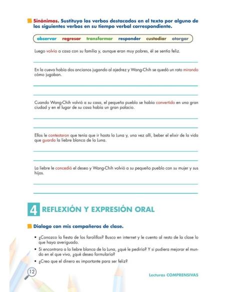 Lecturas comprensivas 1.1 · Educación Secundaria