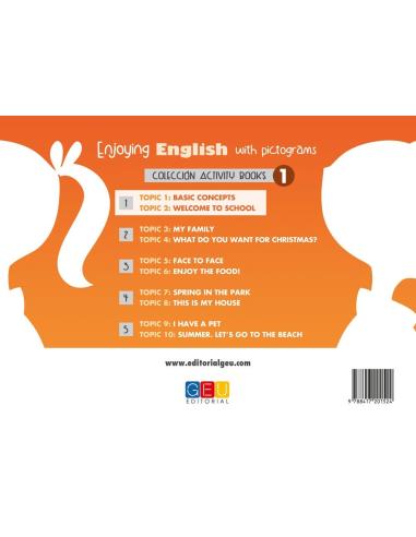 Enjoying English with pictograms 1. Activity book 1