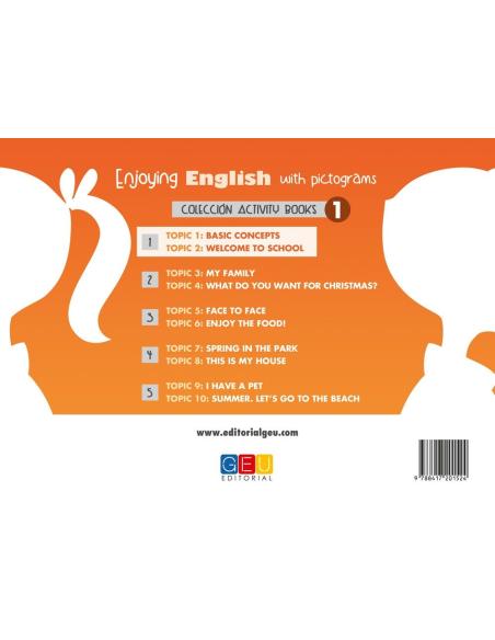 Enjoying English with pictograms 1. Activity book 1