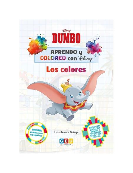 Aprendo y coloreo con Disney. Dumbo. Los colores