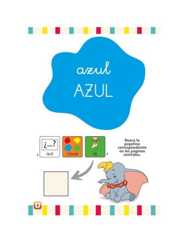 Aprendo y coloreo con Disney. Dumbo. Los colores