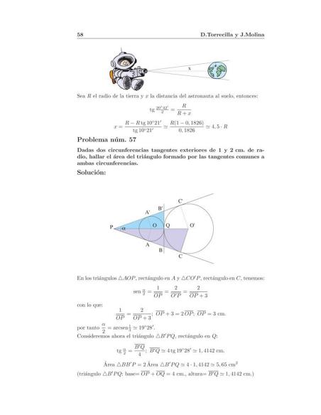 Compendio de problemas de matemáticas II. Trigonometría y Geometría I · Bachillerato