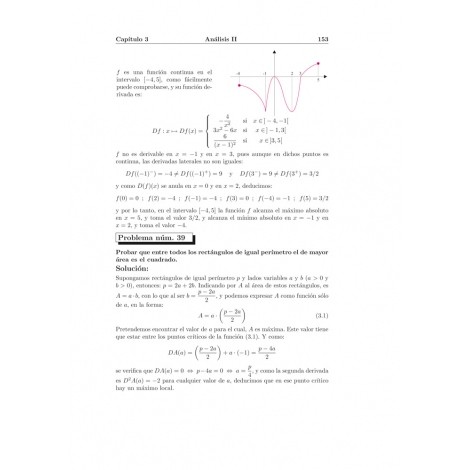 Compendio de problemas de matemáticas V. Análisis II · Bachillerato