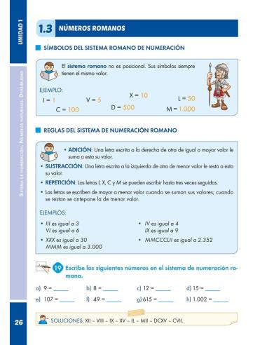 Repasando las matemáticas 1.1 · Secundaria