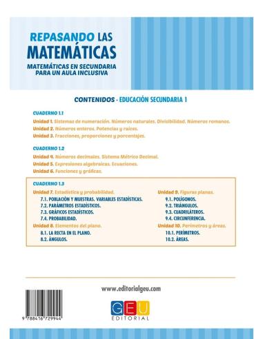 Repasando las matemáticas 1.3 · Secundaria