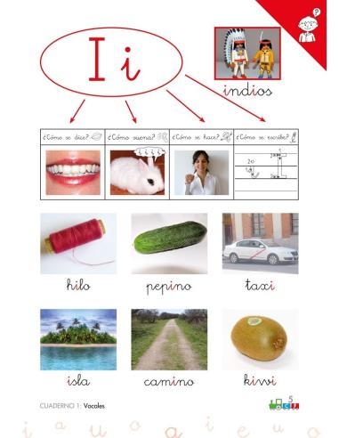 Cono-fonos 3: ¡Sé leer y escribir! Cuaderno 1: Vocales