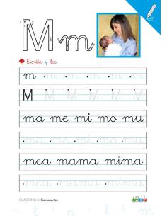 Cono-fonos 3: ¡Sé leer y escribir! Cuaderno 2: Consonantes m, l, p, t 2