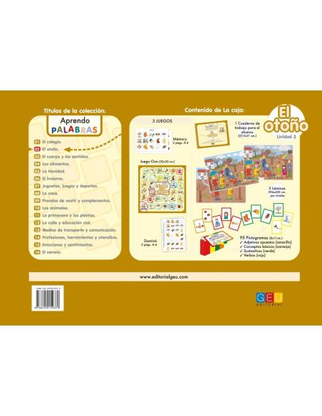 Aprendo palabras. Unidad 2: El otoño