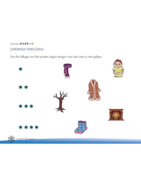 Aprendo palabras. Unidad 6: El invierno