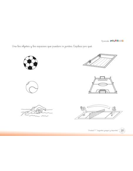 Aprendo palabras. Unidad 7: Juegos, juguetes y deportes