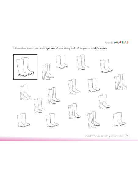 Aprendo palabras. Unidad 9: Prendas de vestir y complementos