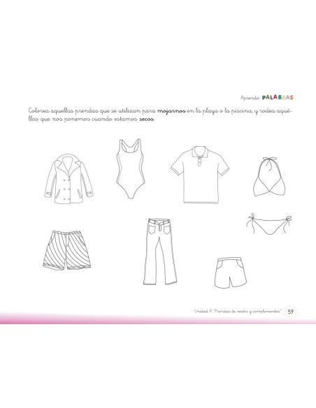 Aprendo palabras. Unidad 9: Prendas de vestir y complementos