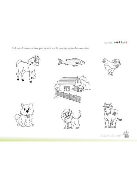 Aprendo palabras. Unidad 10: Los animales