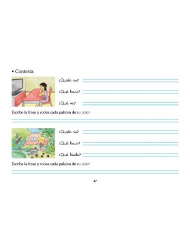 Cuaderno de lectoescritura para el alumno 1 · Enséñame a hablar