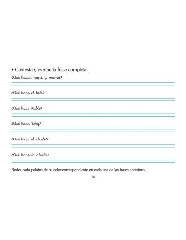 Cuaderno de lectoescritura para el alumno 4 · Enséñame a hablar