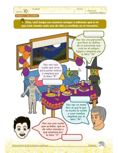 Dislexia. Cuaderno 1 · Niños