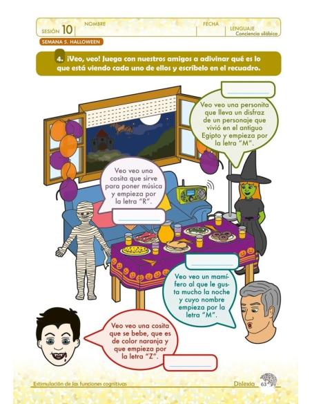 Dislexia. Cuaderno 1 · Niños