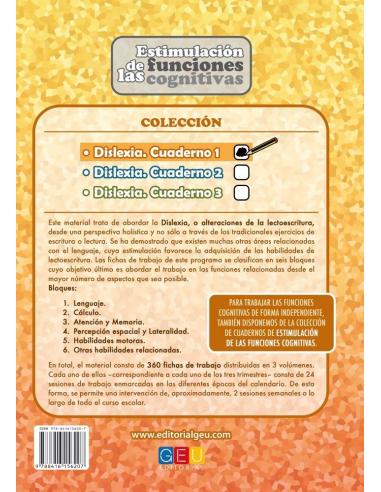 Dislexia. Cuaderno 1 · Niños