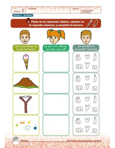 Dislexia. Cuaderno 2 · Niños