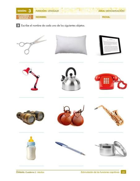 Dislexia. Cuaderno 2 · Adultos
