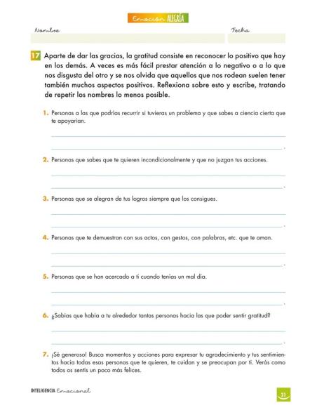 Inteligencia emocional: Alegría