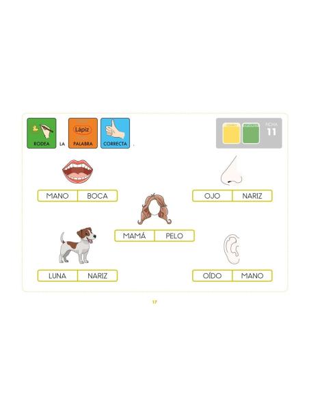 Método de lectoescritura visual 2: Mi cuerpo