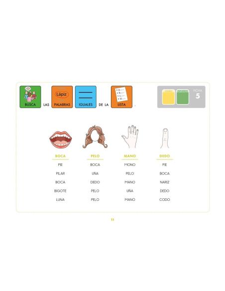 Método de lectoescritura visual 2: Mi cuerpo