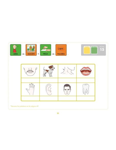 Método de lectoescritura visual 2: Mi cuerpo