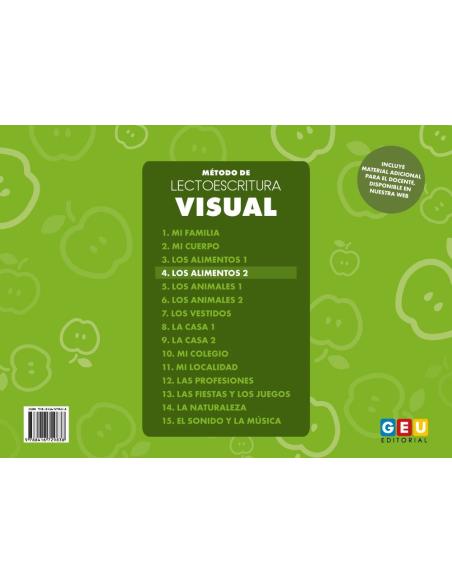 Método de lectoescritura visual 4: Los alimentos 2