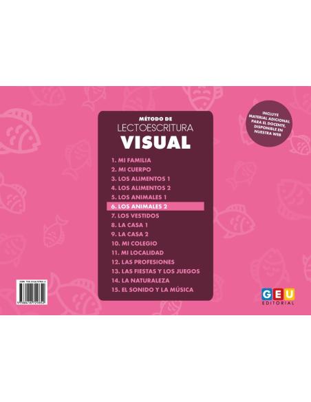 Método de lectoescritura visual 6: Los animales 2