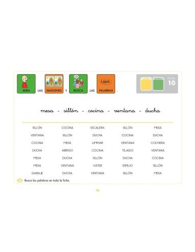 Método de lectoescritura visual 8: La casa