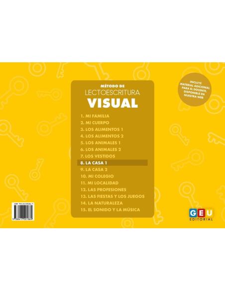 Método de lectoescritura visual 8: La casa