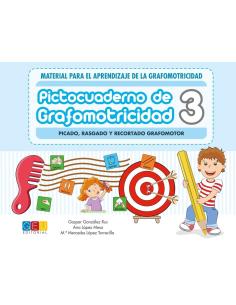 Pictocuaderno de grafomotricidad 3: Picado, rasgado y recortado grafomotor 2