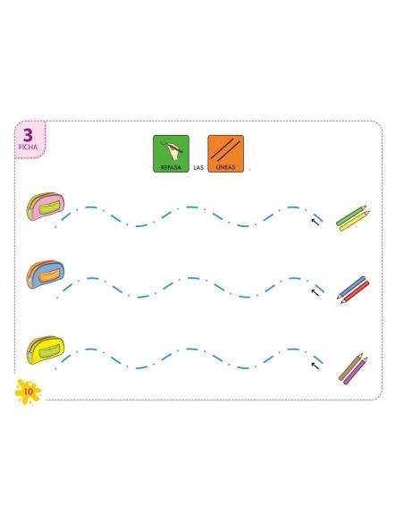 Pictocuaderno de grafomotricidad 5: Trazado de líneas curvas, circulares y bucles