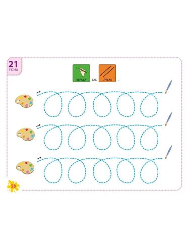 Pictocuaderno de grafomotricidad 5: Trazado de líneas curvas, circulares y bucles